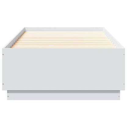 vidaXL Bed Frame without Mattress White 100x200 cm