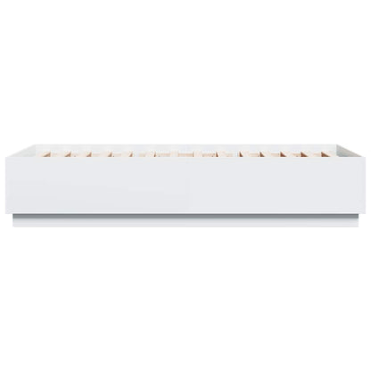 vidaXL Bed Frame without Mattress White 100x200 cm