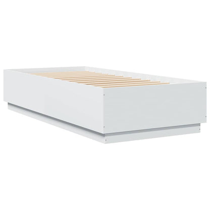 vidaXL Bed Frame without Mattress White 100x200 cm