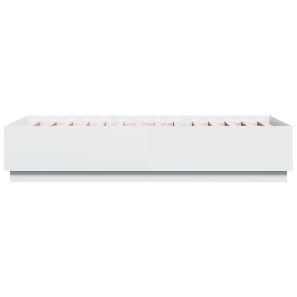 vidaXL Bed Frame without Mattress White 90x200 cm