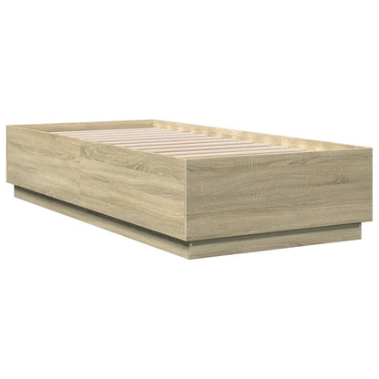 vidaXL Bed Frame without Mattress Sonoma Oak 90x200 cm