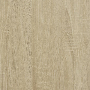 vidaXL Bed Frame Sonoma Oak 140x190 cm Engineered Wood