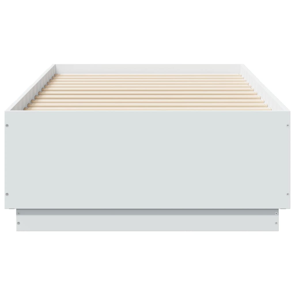 vidaXL Bed Frame without Mattress White 90x190 cm Single