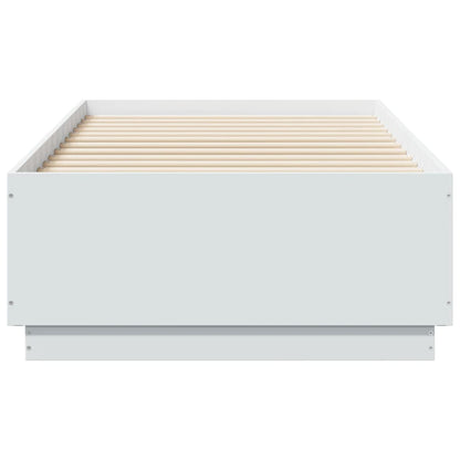 vidaXL Bed Frame without Mattress White 90x190 cm Single