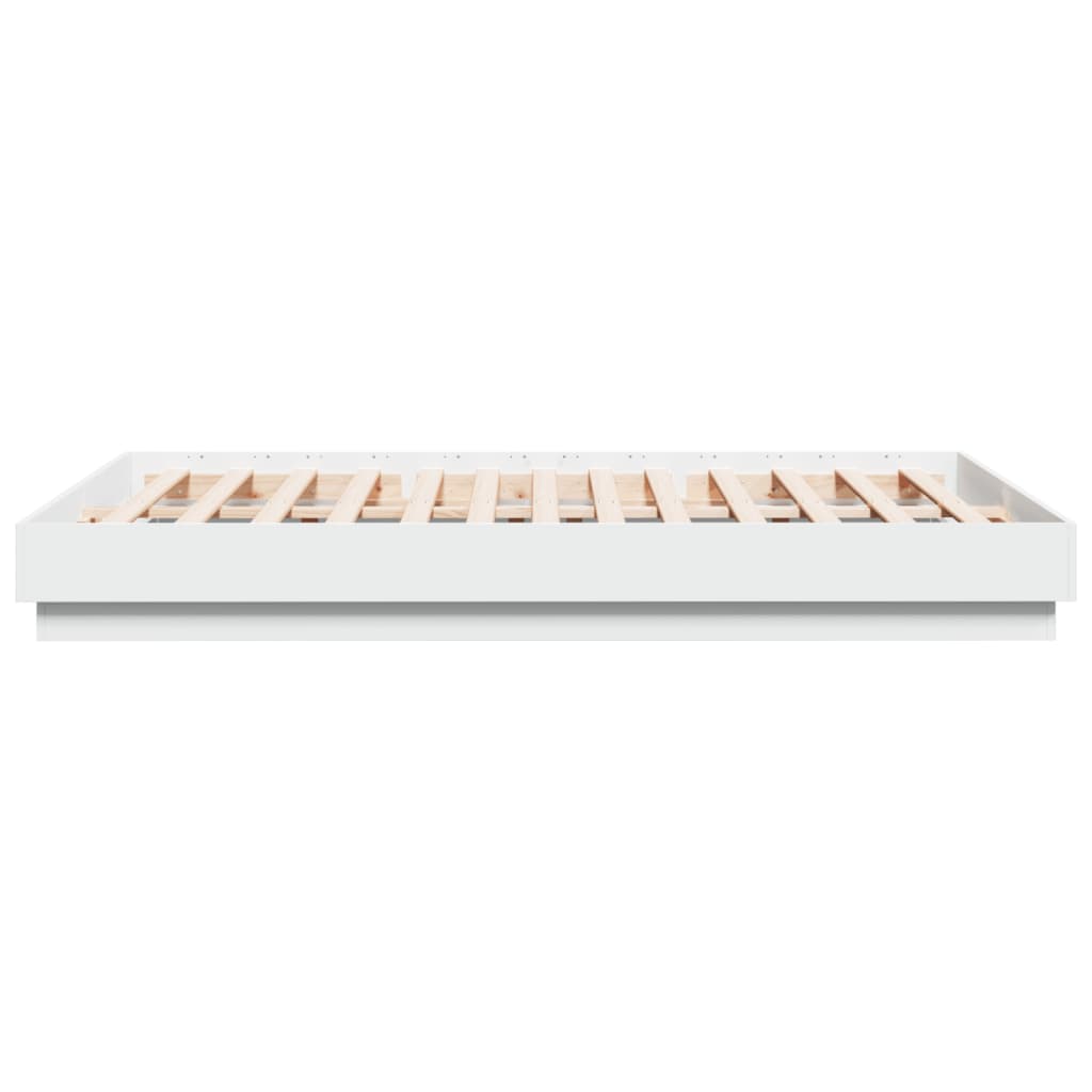 vidaXL Bed Frame without Mattress White 160x200 cm