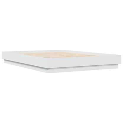 vidaXL Bed Frame | White | Engineered Wood | King Size | Durable | Stylish