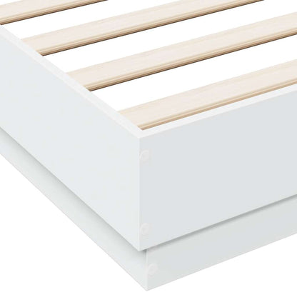 vidaXL Bed Frame | White | Engineered wood | Small Double | Durable | Bed Frame