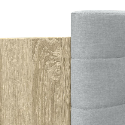 vidaXL Bed Frame without Mattress Sonoma Oak 200x200cm