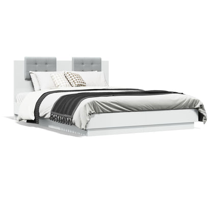 vidaXL Bed Frame without Mattress White 140x200 cm