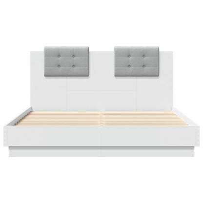 vidaXL Bed Frame without Mattress White 140x200 cm