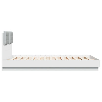 vidaXL Bed Frame without Mattress White 140x200 cm