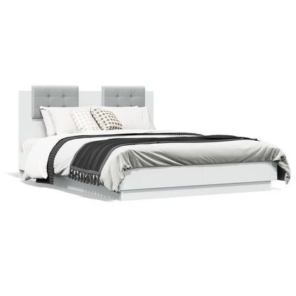 vidaXL Bed Frame without Mattress White 120x190 cm Small Double