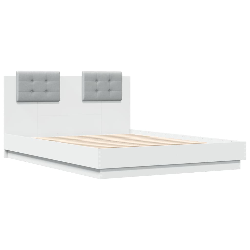 vidaXL Bed Frame without Mattress White 120x190 cm Small Double