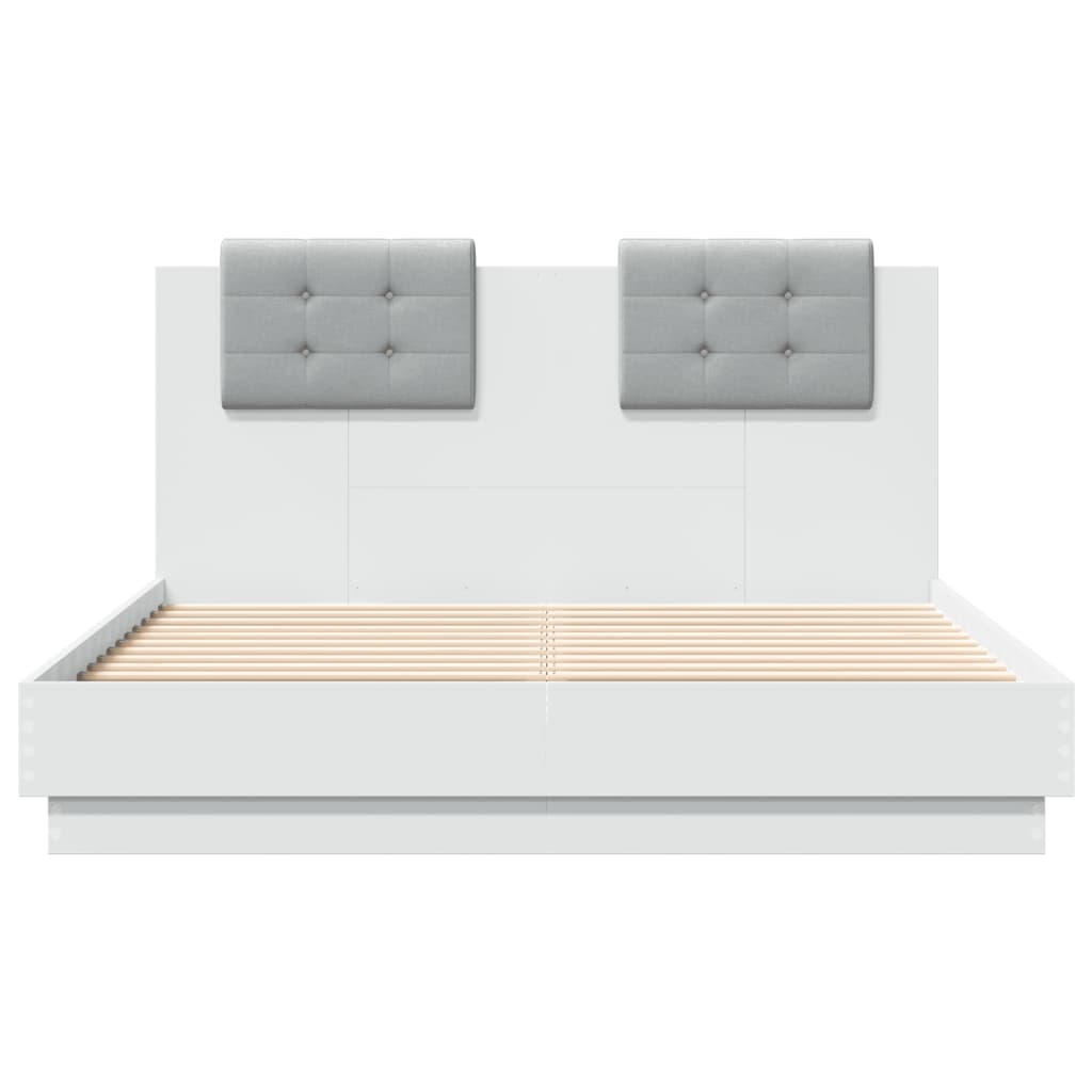 vidaXL Bed Frame without Mattress White 120x190 cm Small Double