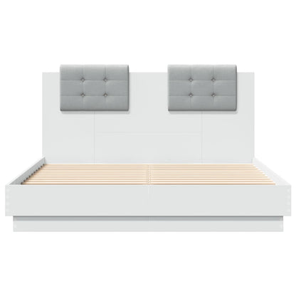 vidaXL Bed Frame without Mattress White 120x190 cm Small Double