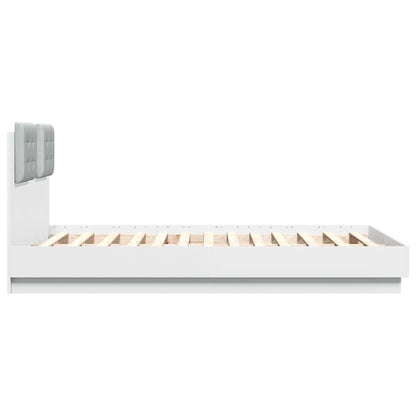 vidaXL Bed Frame without Mattress White 120x190 cm Small Double