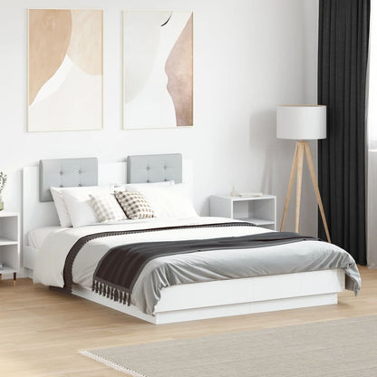 vidaXL Bed Frame without Mattress White 120x190 cm Small Double