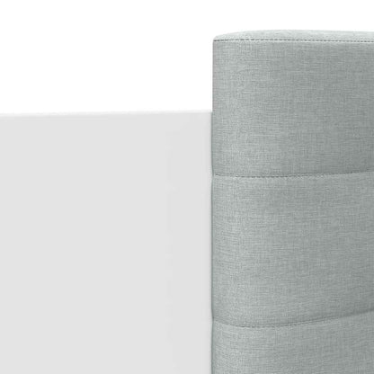 vidaXL Bed Frame with LED without Mattress White 200x200 cm