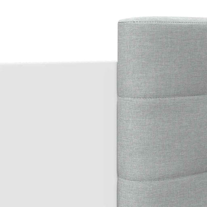 vidaXL Bed Frame with LED without Mattress White 160x200 cm