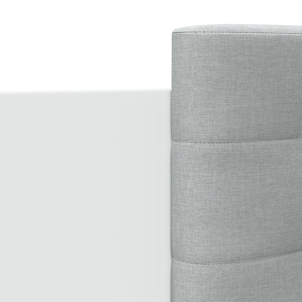 vidaXL Bed Frame | White | Engineered wood, Plywood | Single Bed