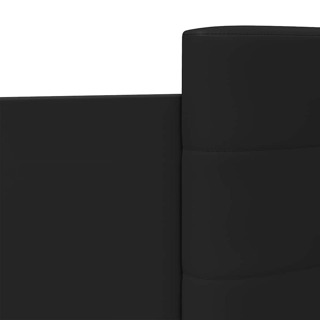 vidaXL Bed Frame with LED without Mattress Black 100x200 cm