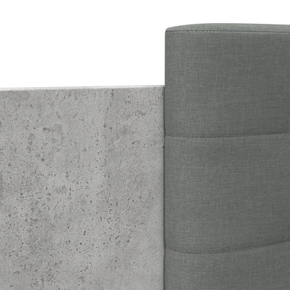 vidaXL Bed Frame | Concrete Grey | Engineered wood | Small Single | Bed Frame