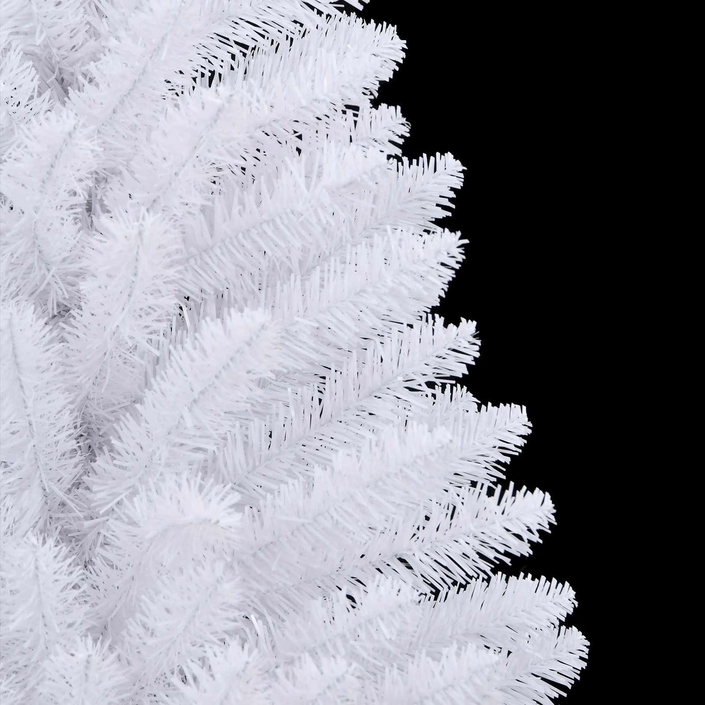 vidaXL Artificial Christmas Tree White 120 cm PVC and Metal