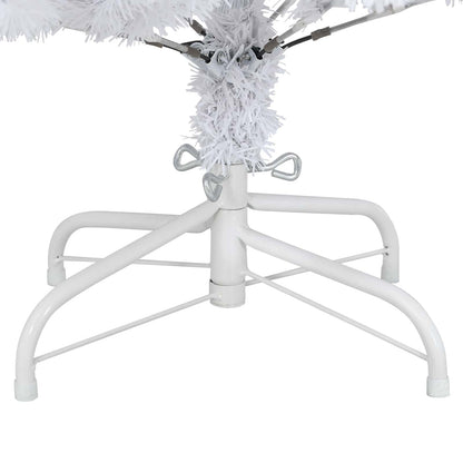 vidaXL Artificial Christmas Tree White 150 cm PVC and Metal