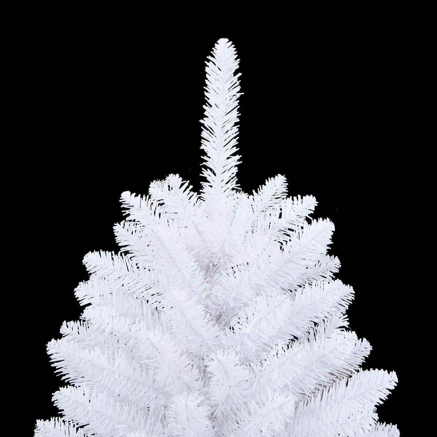 vidaXL Artificial Christmas Tree White 80 x 80 x 150 cm PVC and Metal
