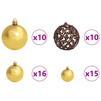 vidaXL Artificial Christmas Tree White 120 x 120 x 240 cm