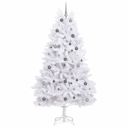 vidaXL Artificial Christmas Tree White 120 x 120 x 240 cm
