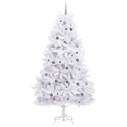 vidaXL Artificial Christmas Tree White 128 x 128 x 270 cm