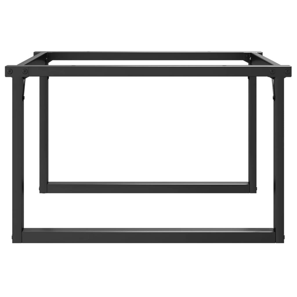 vidaXL Coffee Table Legs O-Frame 70x60x43 cm Steel