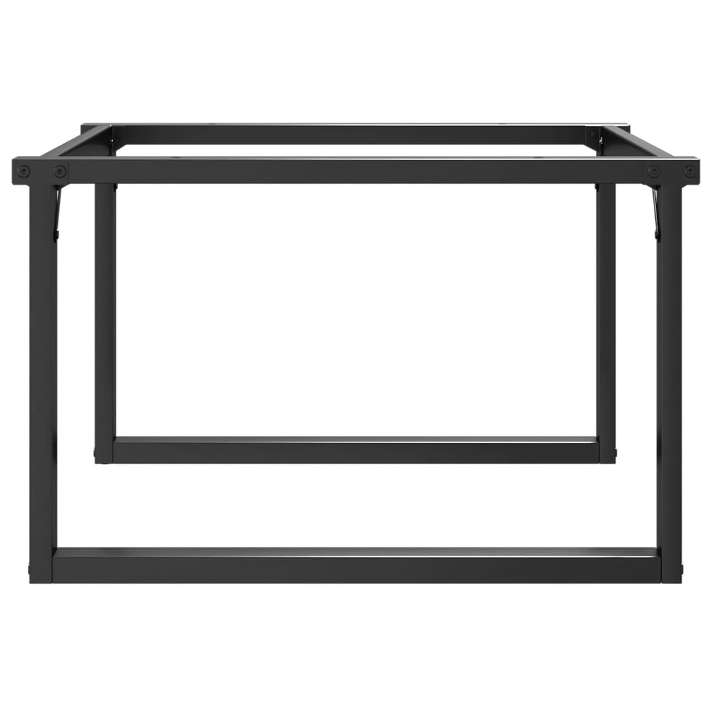 vidaXL Coffee Table Legs O-Frame 80x70x43 cm Steel