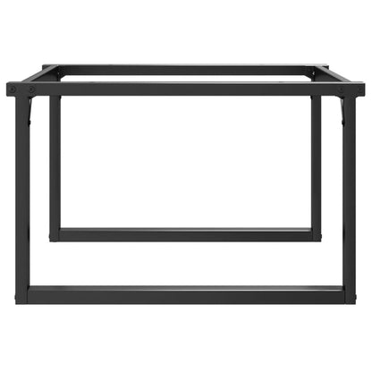 vidaXL Coffee Table Legs O-Frame 80x70x43 cm Steel