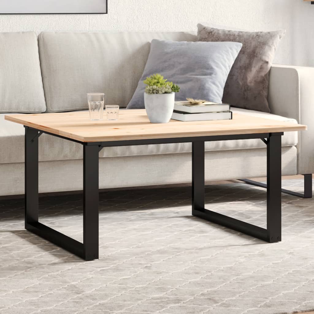 vidaXL Coffee Table Legs O-Frame 80x70x43 cm Steel