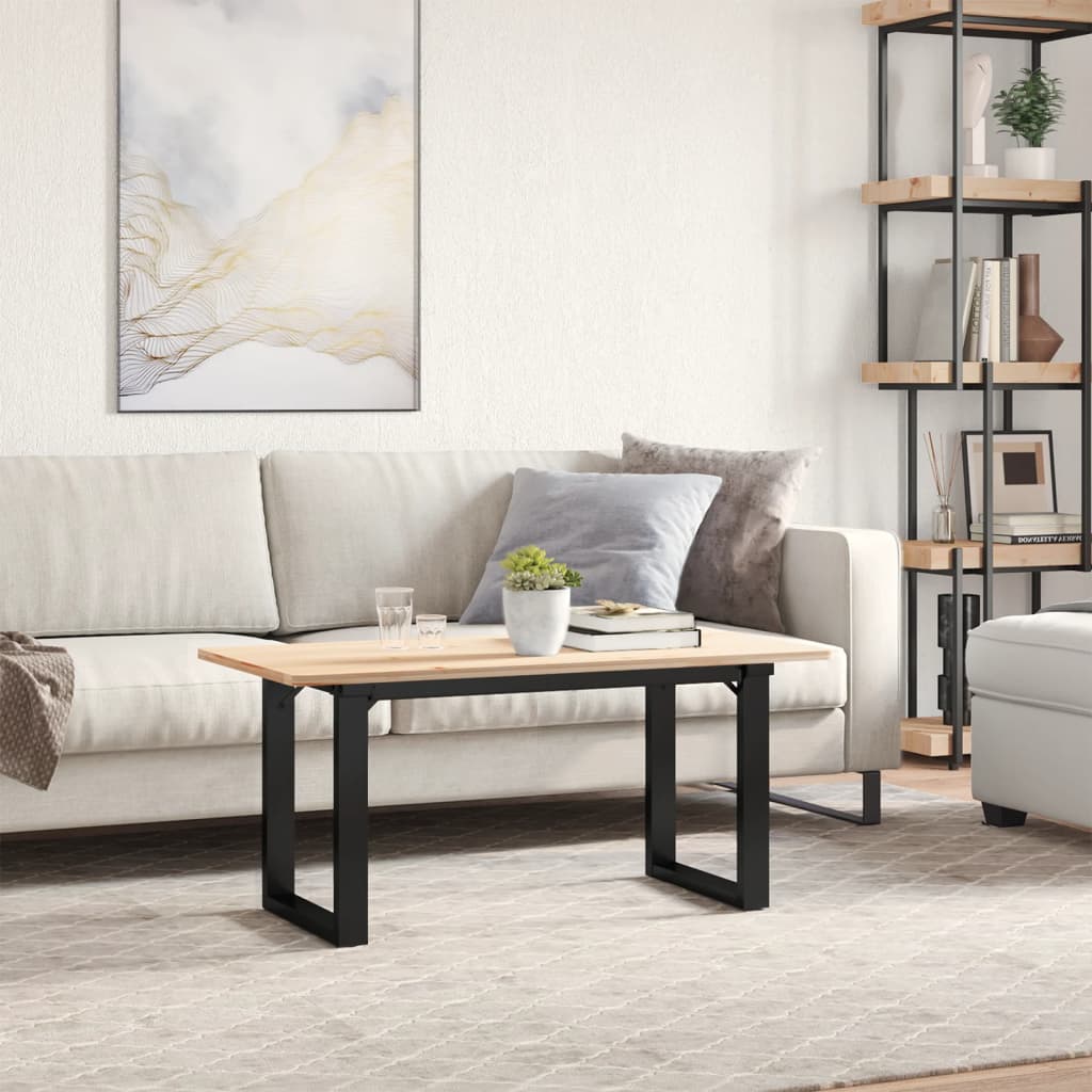 vidaXL Coffee Table Legs O-Frame 80x40x43 cm Steel