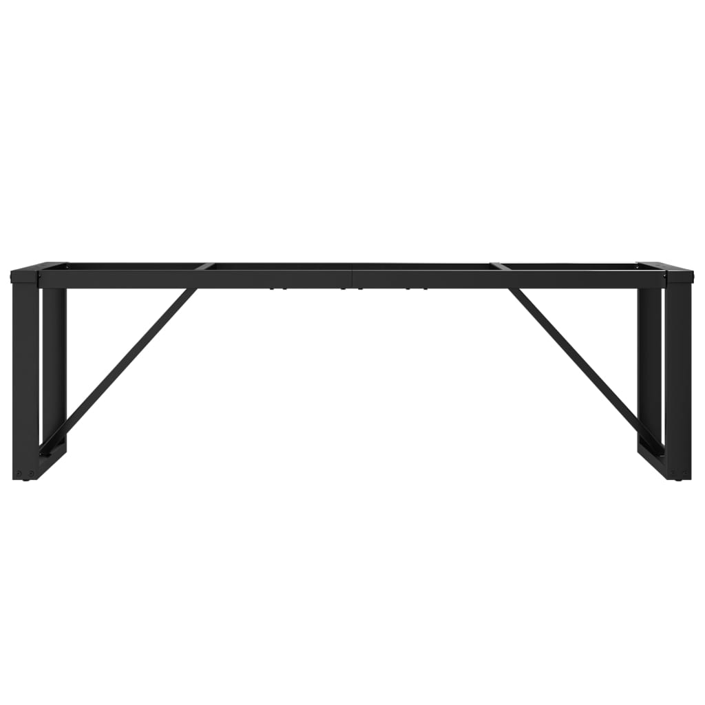vidaXL Coffee Table Legs O-Frame 140x30x43 cm Steel