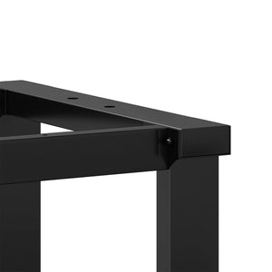vidaXL Coffee Table Legs O-Frame 140x30x43 cm Cast Iron