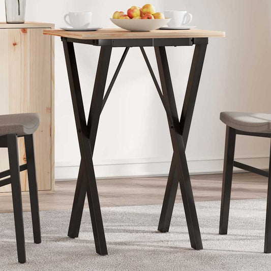 vidaXL Dining Table Legs X-Frame 40x40x73 cm Steel