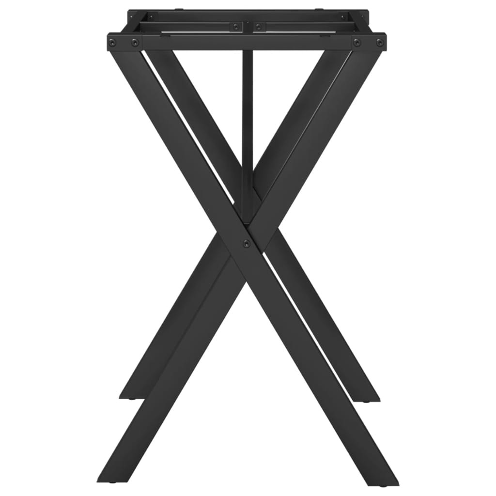 vidaXL Dining Table Legs X-Frame 50x40x73 cm Steel