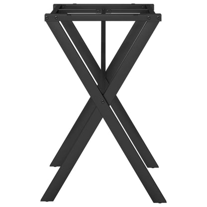 vidaXL Dining Table Legs X-Frame 50x40x73 cm Steel