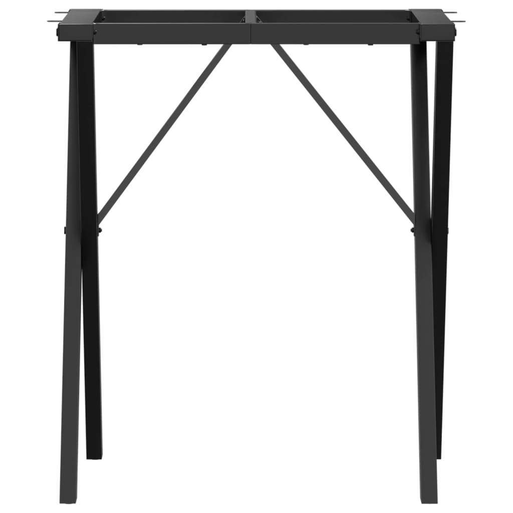vidaXL Dining Table Legs X-Frame 60x50x73 cm Steel