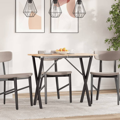 vidaXL Dining Table Legs X-Frame 80x40x73 cm Steel