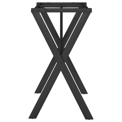 vidaXL Dining Table Legs X-Frame 80x40x73 cm Steel