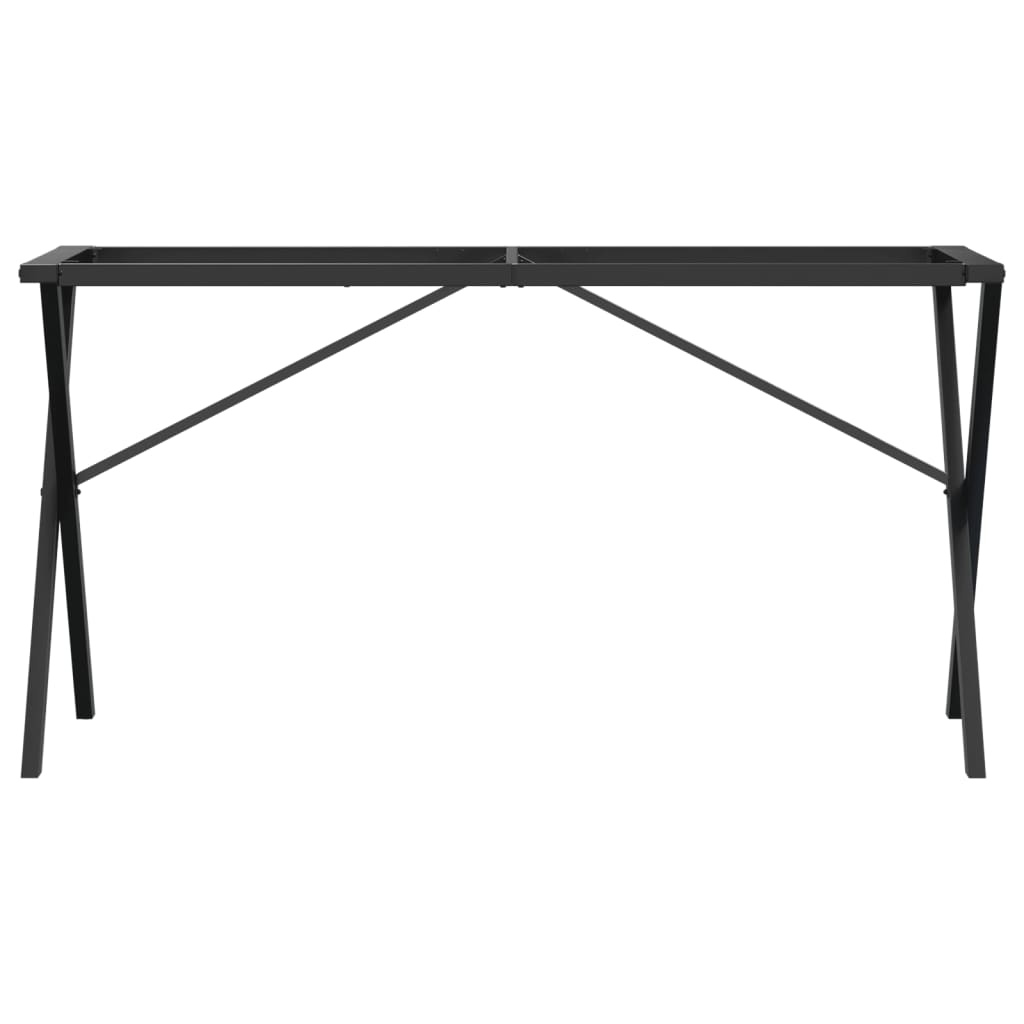 vidaXL Dining Table Legs X-Frame 120x60x73 cm Steel