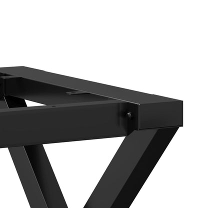 vidaXL Dining Table Legs X-Frame 120x60x73 cm Steel