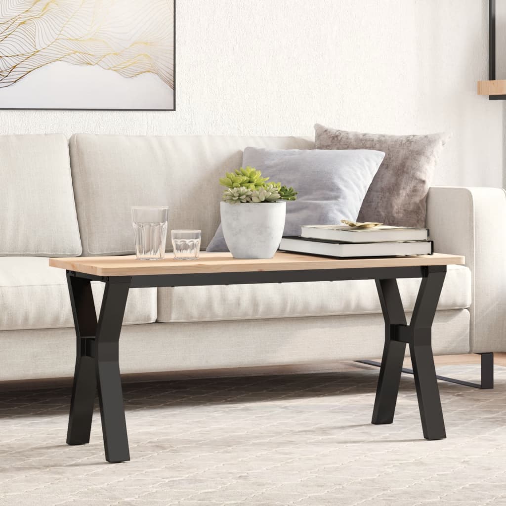 vidaXL Coffee Table Legs Y-Frame 90x30x43 cm Cast Iron