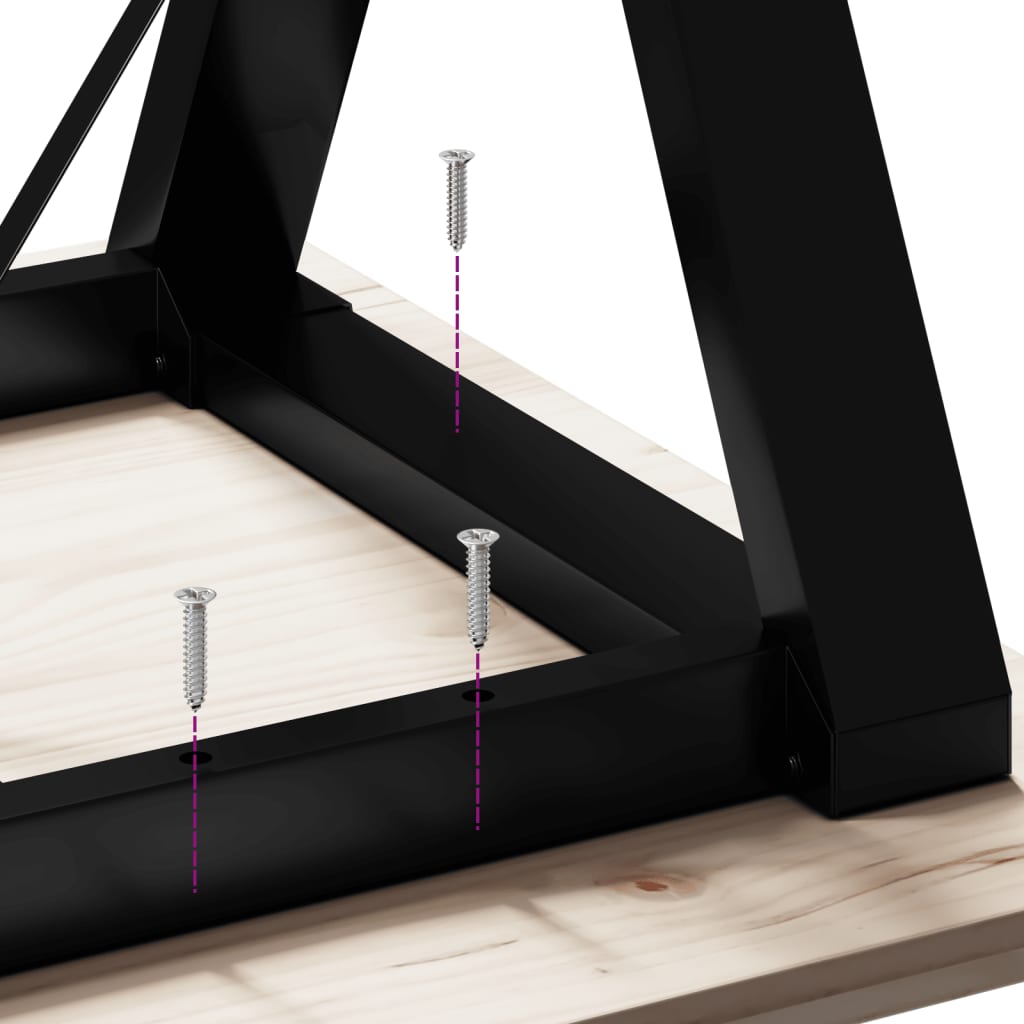 vidaXL Dining Table Legs Y-Frame 50x40x73 cm Steel