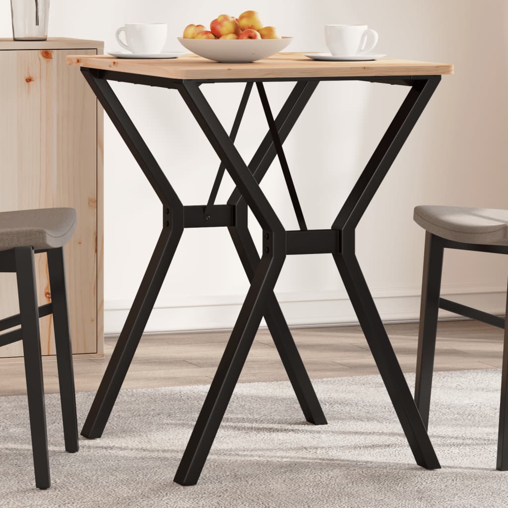 vidaXL Dining Table Legs Y-Frame 60x50x73 cm Cast Iron